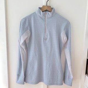TUFFRIDER Ventilated Technical Long Sleeve Sport Shirt blue